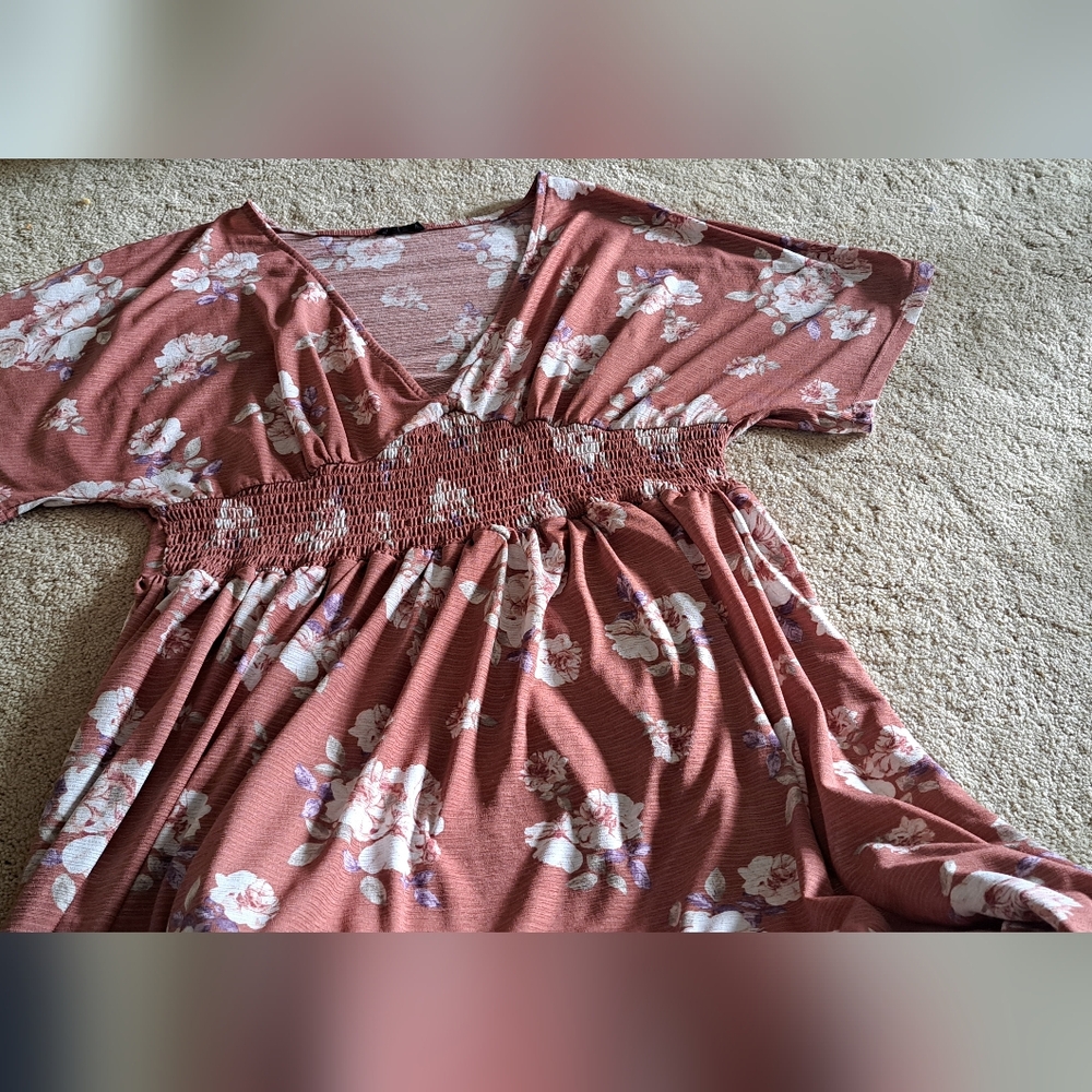 Floral Smocked Dress